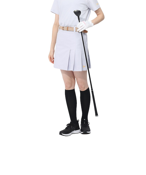 ニューエラ（NEW ERA）ゴルフウェア インナーパンツ付き アシンメトリー プリーツスカート 紺野ゆり 14311405