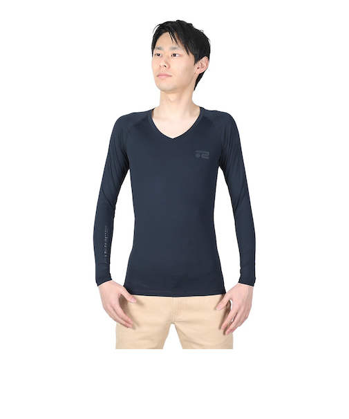 ROSASEN（ROSASEN）ゴルフ インナー キシリトールナイロン長袖Vネック 044-21312-098