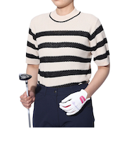 エピキュール（epicure）ゴルフウェア レーシー半袖モックネック 152-11341-151