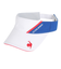 ルコックスポルティフ（lecoqsportif）ゴルフ シーズンモチーフ 切り替えサンバイザー QGCXJC54 WH00