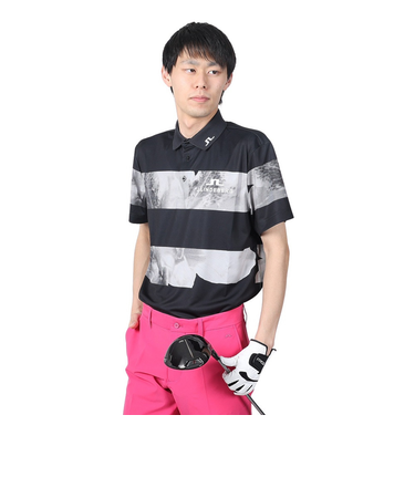 J.LINDEBERG（J.LINDEBERG）ゴルフウェア 吸水速乾 ツアーテックゴルフポロ 071-21352-019