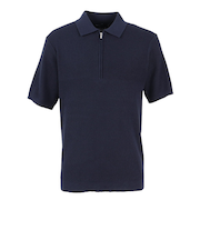 エピキュール（epicure）ゴルフウェア 半袖 ジップアップポロ 151-11340-098