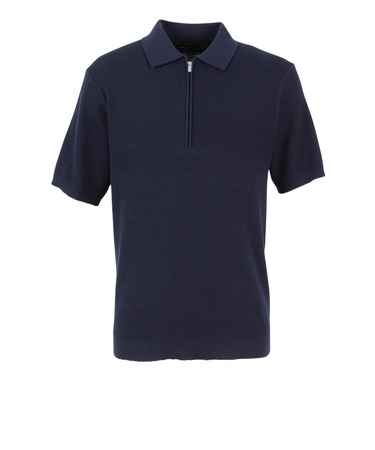 エピキュール（epicure）ゴルフウェア 半袖 ジップアップポロ 151-11340-098