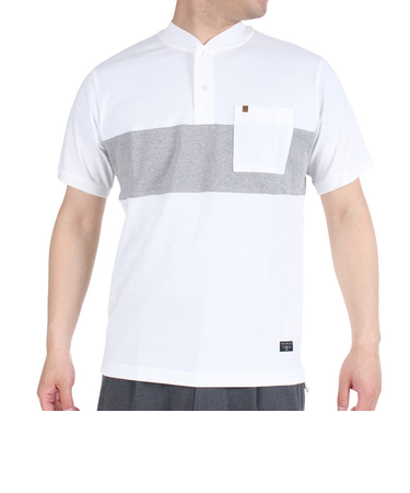トラヴィスマシュー（Travis Mathew）ゴルフウェア ヘンリー ポケット 半袖Tシャツ AP TM ST 7AH051 M 1WHT 23SS B