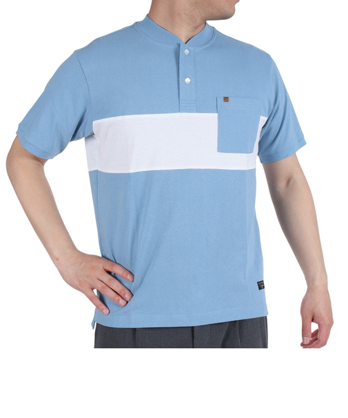 トラヴィスマシュー（Travis Mathew）ゴルフウェア ヘンリー ポケット 半袖Tシャツ AP TM ST 7AH051 M 4BLS 23SS B