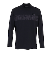 トラヴィスマシュー（Travis Mathew）ゴルフウェア 吸水 長袖 プリント モックネック 7AI012-0BLK