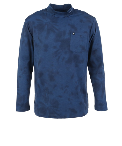 トラヴィスマシュー（Travis Mathew）ゴルフウェア 長袖 ロングスリーブ モックネック ポケットTシャツ 7AI028-4NAV