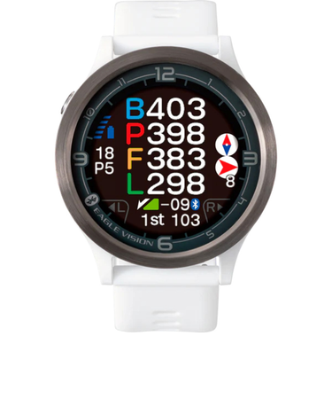 ゴルフ 距離計 ナビ スマートウォッチ ウォッチエースプロ ACE PRO EV‐338 ホワイト