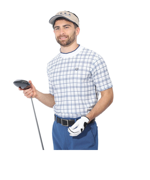 フィドラ(FIDRA)ゴルフウェア 半袖 吸汗速乾 モックネックシャツ KAITEKIRYU FD5RTG27 NVY