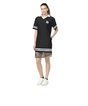 ROSASEN（ROSASEN）ゴルフウェア 半袖 A-Line メッシュスポーティーワンピース 048-61541-019