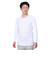 トミーアーマー（Tommy Armour）ゴルフウェア 吸汗速乾 接触冷感 長袖VネックTシャツ TAGC24S040051 WHT