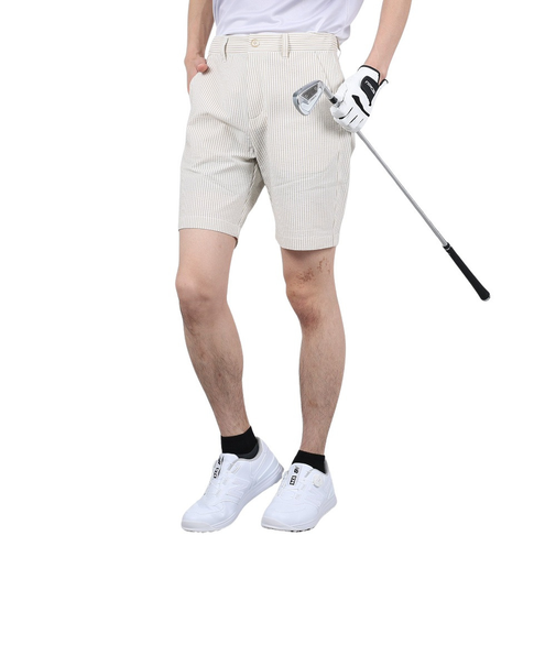 ROSASEN（ROSASEN）ゴルフウェア 吸水速乾 エコサッカー ストライプ ショートパンツ 044-71443-052