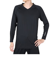 トミーアーマー（Tommy Armour）ゴルフウェア インナー 吸汗速乾 ベーシック 長袖Vネック シャツ TAGC24B040114 BLK