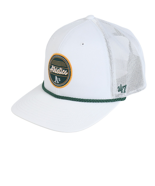 フォーティーセブン（47）ゴルフ キャップ アスレチックス Fairway B-FAIRW18BBP-WH