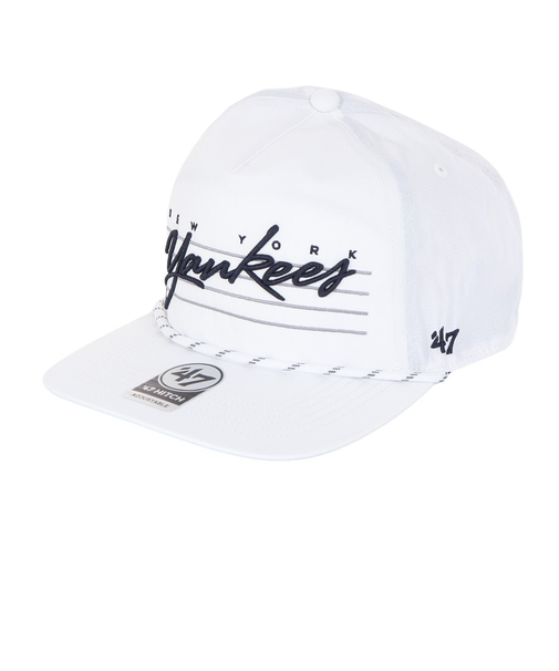 フォーティーセブン（47）ゴルフ ニューヨーク・ヤンキース DOWNBURST 47 キャップ B-DNBST17BBP-WH