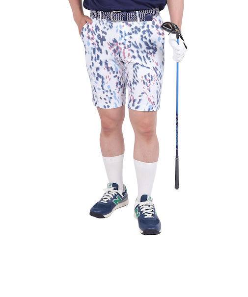 キャロウェイ（CALLAWAY）ゴルフウェア かざあなメッシュ マルチカラープリントショートパンツ C23127106-1030