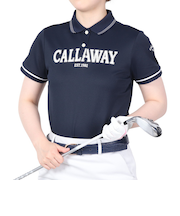 キャロウェイ（CALLAWAY）ゴルフウェア プリントカノコ 半袖ポロシャツ C23134200-1120