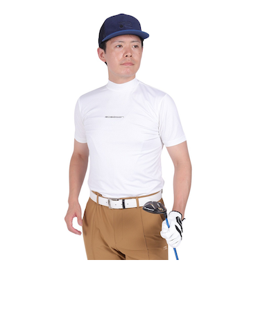 ジ・オープン（THE OPEN）ゴルフウェア 吸水速乾 クールコア 半袖 モックネック Tシャツ 174-21143-005