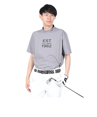 キャロウェイ（CALLAWAY）ゴルフウェア 半袖モックネックシャツ C24234102-1021