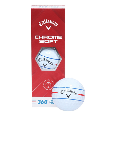 キャロウェイ（CALLAWAY）ゴルフボール クロムソフト 360TT CHRM SFT 24 3B スリーブ(3個入り)