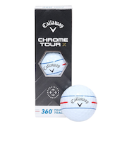 キャロウェイ(CALLAWAY)ゴルフボール クロムツアー CHRM TOUR X 24 360TT 3B スリーブ(3個入り)