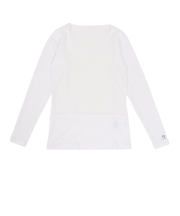 マンシング（MUNSING）ゴルフウェア クルーネック長袖アンダーシャツ MGWXJM02 WH00