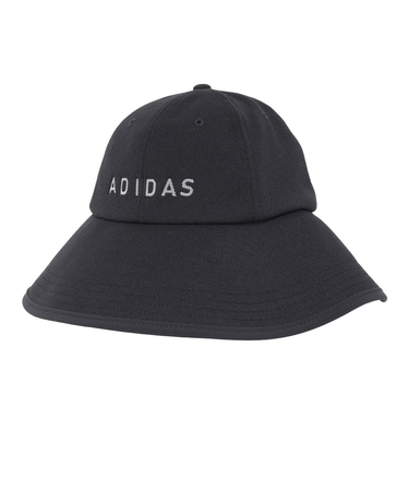 アディダス（adidas）ゴルフ リニアロゴ ワイドブリムキャップ JTC24-IS4863 BK