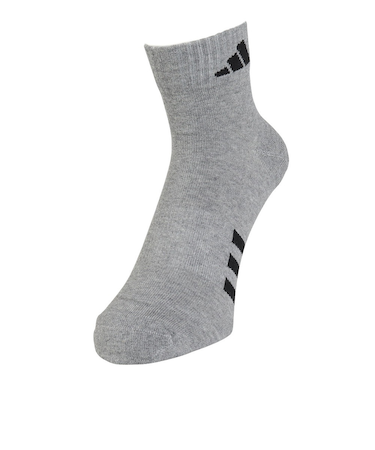 アディダス（adidas）ゴルフ アンクル丈 ロゴクッションソックス IEV99-IN2705GRY