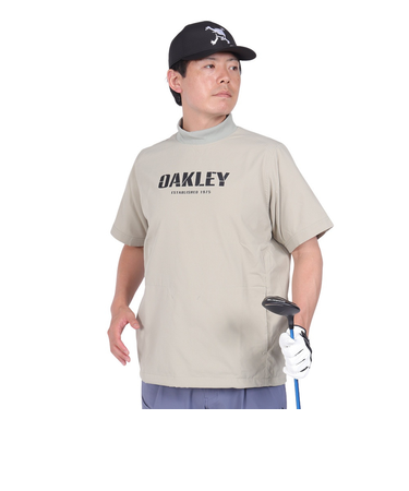 オークリー（OAKLEY）ゴルフウェア 半袖 防風 モック プルオーバージャケット FOA406948-89C