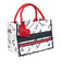 ルコックスポルティフ（lecoqsportif）ゴルフ ブラックトリコデザイン スクエア型ポーチ LG4FTT43L WH00