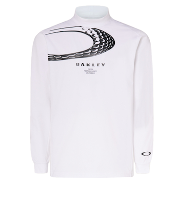 オークリー（OAKLEY）ゴルフウェア 吸汗速乾 GRAPHI 長袖モックネックシャツ FOA406961-100