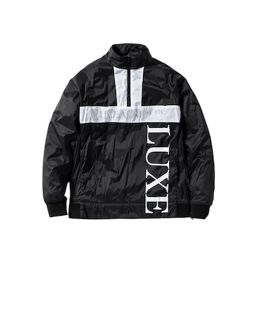 ゴルフウェア アウター ハーフジップトラックジャケット LAO-24052black