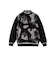 ゴルフウェア カモ柄モックネックニット LAK-24051black