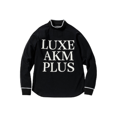 ゴルフウェア ビッグロゴモックネックインナー LAT-24051black