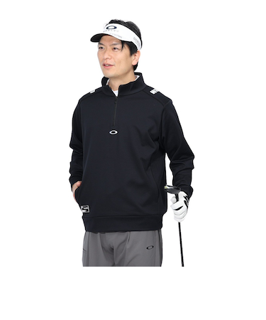 オークリー（OAKLEY）ゴルフウェア アウター 軽量 STALWART CRESCENT ハーフジップ フリース FOA407319-02E