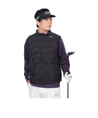オークリー（OAKLEY）ゴルフウェア アウター 保温 STALWART COLLARLESS ベスト FOA407334-02E