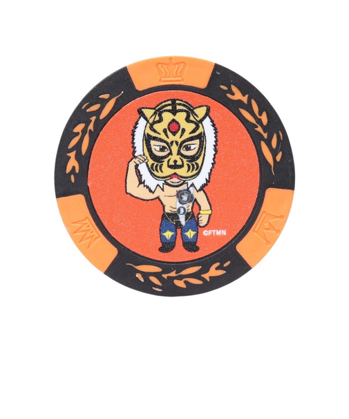 ホクシン（Hokushin）初代タイガーマスク ゴルフチップマーカー OR MK448 TMCMK