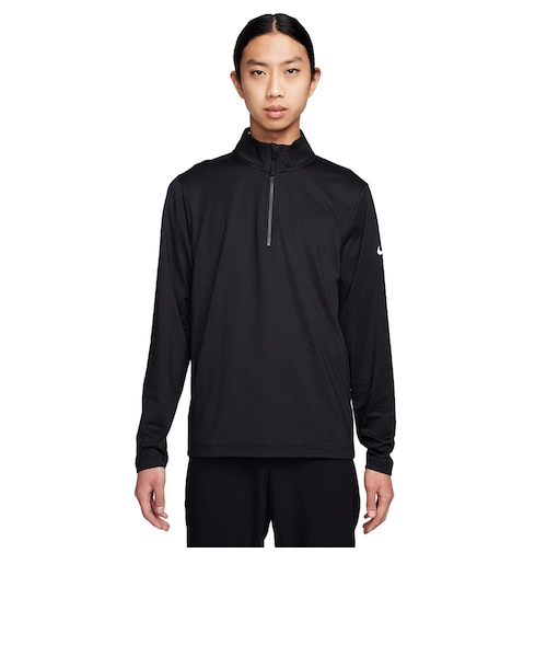 【美品】NIKE■メンズ ゴルフトップス Dri-FIT ハーフジップ / L ナイキ（NIKE）ゴルフウェア 速乾 軽量 ドライフィット ビクトリー