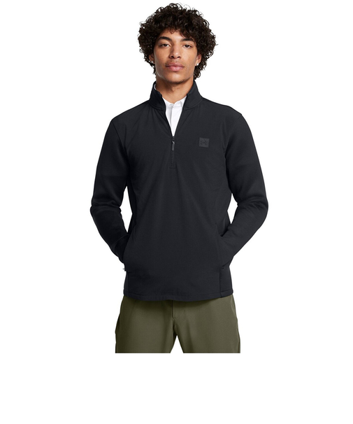 アンダーアーマー（UNDER ARMOUR）ゴルフウェア アウター 撥水 保温 Drive Pro Storm Hybrid ハーフジップシャツ 138711…