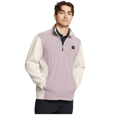 アンダーアーマー（UNDER ARMOUR）ゴルフウェア アウター 撥水 保温 Drive Pro Storm Hybrid ハーフジップシャツ 138711…