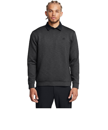 アンダーアーマー（UNDER ARMOUR）ゴルフウェア アウター 速乾 Drive Midlayer クルーネックシャツ 1387122 001