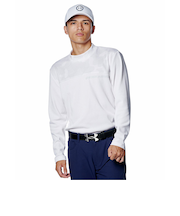 アンダーアーマー(UNDER ARMOUR)ゴルフウェア 吸汗速乾 ワッフルモックネック長袖シャツ 1388308 100