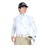 オークリー（OAKLEY）ゴルフウェア 長袖 ハーフジップシャツ FOA406958-186
