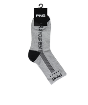 ピン(PING)ポリエステル綿混 消臭 ショートソックス 621-4286803-020