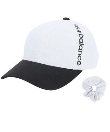 ニューバランス（new balance）ラメジャージー 6パネルキャップ シュシュ付き 012-4287506-030