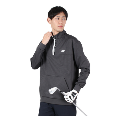 ニューバランス(new balance)ゴルフウェア ストレッチ 長袖 スウェット ハーフジップ プルオーバー 012-4262003-025