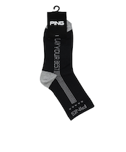 ピン(PING)ゴルフ ポリエステル綿混 消臭 ショートソックス 621-4286803-010