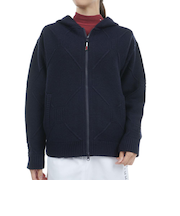 ゴルフウェア スケルトンフラッグ裏地付き ZIPセーター THLA481-NVY