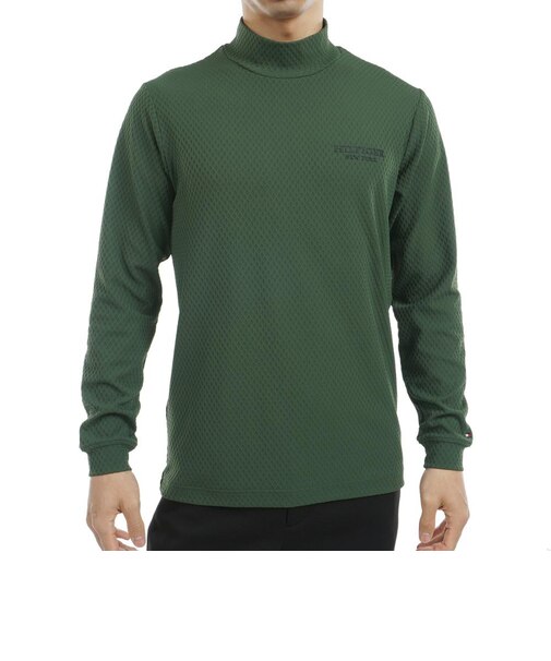 ゴルフウェア 長袖ハイネックシャツ THMA486-GRN