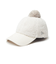 ニューエラ（NEW ERA）ゴルフ キャップ Women's 9THIRTY ポンポン ロングバイザー ミンクフリース アイボリー 14326209